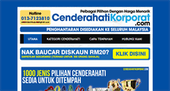 Desktop Screenshot of cenderahatikorporat.com